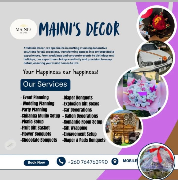 Maini's Decor and Event and Online Clothing Stores logo